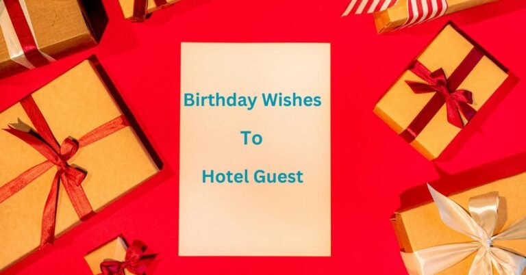 Birthday Wishes To Hotel Guest image
