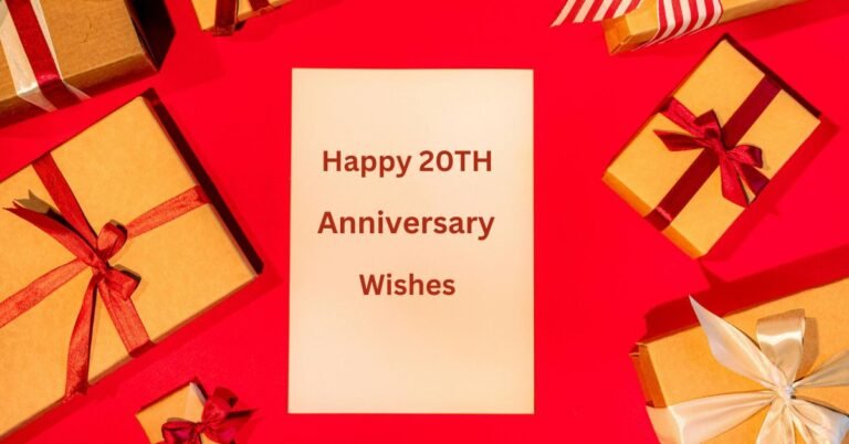 Happy 20th Anniversary Wishes image
